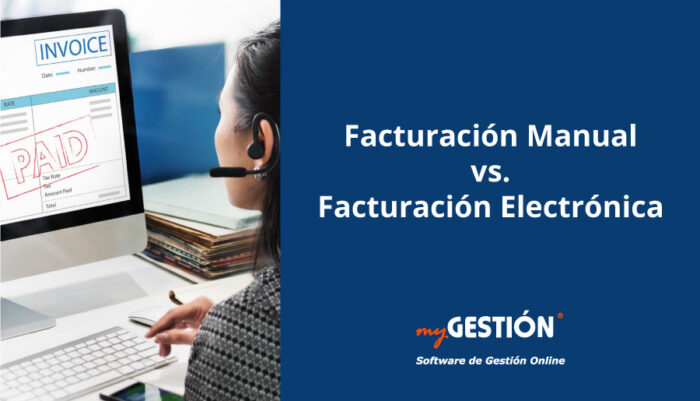 facturación manual y facturación electrónica