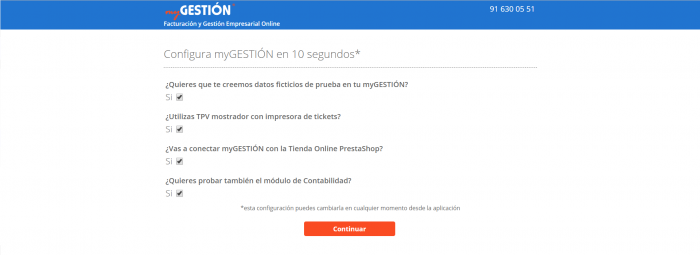 módulos myGESTIÓN prueba software de facturación